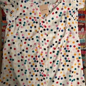 BloomChic Multicolor Polka Dot Top